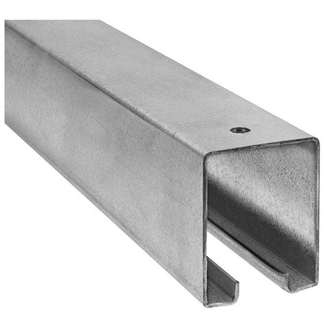 heavy duty galvanized steel box rail|10 ft galvanized box rail.